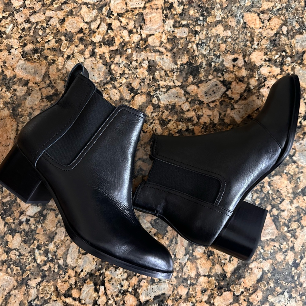 Rag & Bone Walker Leather Chelsea Boots Black - Picture 6 of 12